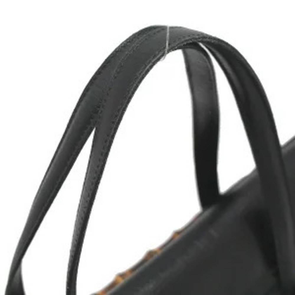 Gucci Bamboo vertical handbag GG canvas leather - Picture 3 of 6